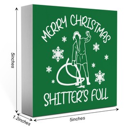 Christmas Vacation Decorations Christmas Vacation Decor Christmas Holiday Decorations Christmas Holiday Decor Funny Christmas Decorations Xmas Holiday Sign 5 x 5 inches