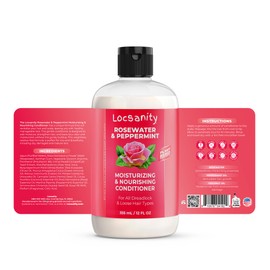 Locsanity Locsanity Rosewater and Peppermint Moisturizing and Nourishing Conditioner