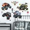 wondever Racing Car Wall Stickers Truck Vehicles Peel and Stick
