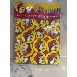 Party Buc-ee’s party Napkins 40 Ct Lunch Napkins Birthday Bucees