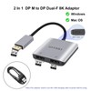 DisplayPort to Dual DP Adapter 8K@60Hz, DP Splitter 1 in