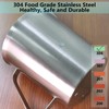 Newness Stainless Steel Measuring Cup, Metal Measuring Cup with Handle