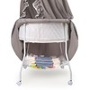 Badger Basket Empress Canopy Bassinet - Round Rocking Baby Cradle