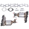 Front Left & Right Catalytic Converter 674255 674256 Replacement for