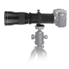 Telephoto Zoom Lens,Metal 420-800mm F/8.3-16 Manual Full Frame Super Telephoto Zoom Lens,for Canon/for Olympus/for SONY SLR Camera Far Distance Photography