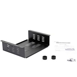 AEONS Under Desk Computer Mount | Laptop PC Mount | Wall Mount for Small Mini Form Factor Case | Desk Holder Shelf Drawer 14" x 4" x 11"