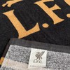 Liverpool Football Crest Black & Gold Beach Bath Towel 100%