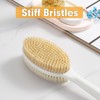 Backski 2-Pack Brush Head for 19" Back Scrubber for Shower(Handle