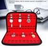20 Slot PU Lint Watch Storage Box Organizer Zipper Collection