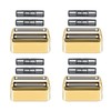 Replacement Shaving Heads Compatible with BaByliss Foil Shaver (Gold/4)