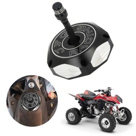 JFG RACING ATV Gas Cap Fuel Tank Cap CNC for TRX 400EX TRX400EX Sportrax 400 1999-2014 TRX450R 2004-2009 TRX700XX 2008-2009 ATV Black