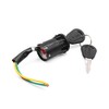 uxcell Black 3-Wire Motorcycle Scooter Security Ignition Switch Lock w