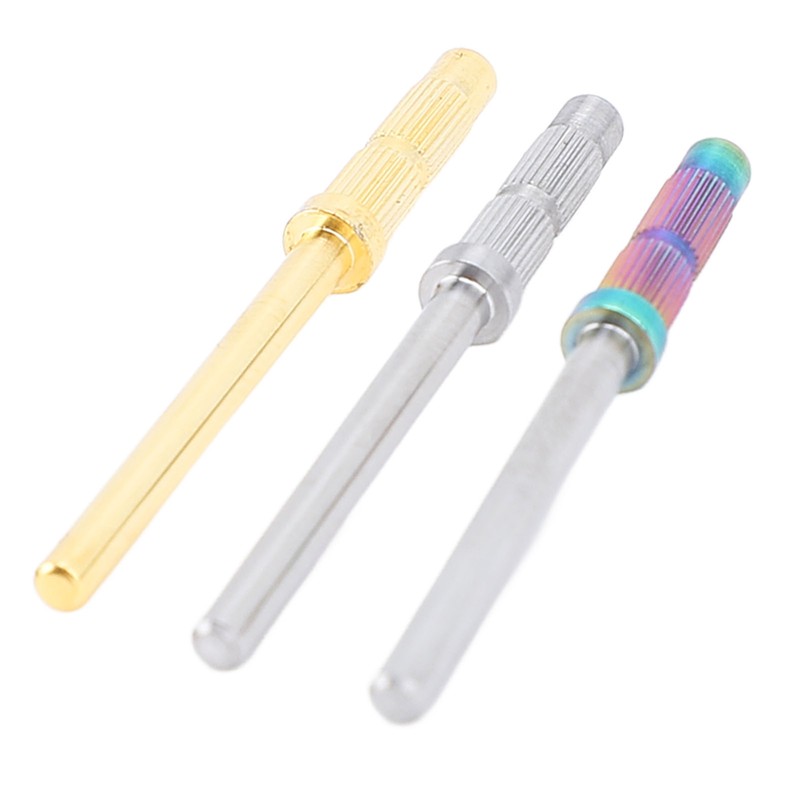 3pcs 3mm Nail Mandrel Stainless Steel Manicure Pedicure Mandrel Rods