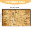 BLMHTWO 185×110cm Pirate Treasure Map Backdrop, Western Treasure Island Route