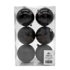 Plastic Christmas Bauble Diameter 8 cm Matt High Gloss Glitter