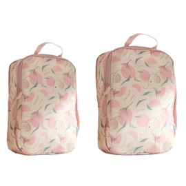 Travel Pouch, Travel Compression Bag, Space Saving, 2-Way Convenience Goods, Clothes, Double Sided Storage, Compression Bag, Travel, Durable, Waterproof, Washable, 3-Piece Set Packing Pouch