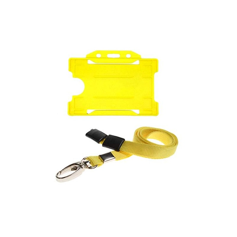 ALG ID Cards Breakaway Neck Lanyard with Metal Clip for