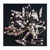 HAND ® 100 Pcs 20mm Silver Brooch Back Bar Pins/Name