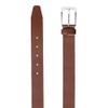 BRAX Men's Full Cowhide Leather Plain Classic Sporty Belt, Cognac