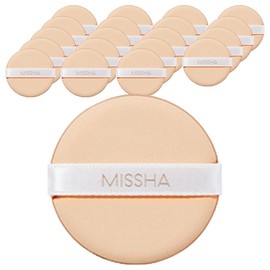 Misha Missha Tension Pact Puff, Adhesion, 20 Pieces / 미샤 텐션 팩트 퍼프, 밀착, 20개