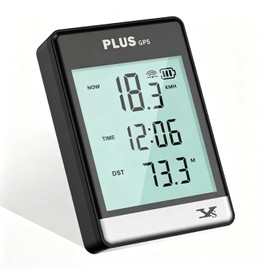 GPS Bike Computer Wireless Cycling Speedometer Odometer, 3.26" LCD Display