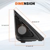 AICARS Front Car Door Window Speaker Cover for Driver and