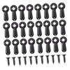 SHINEOFI 100pcs Picture Frame Backing Clips with Screws Durable Electroplated