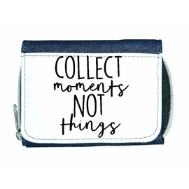 Collect Moments not Things [CM17PMR] Positive Statement Ladies Purse