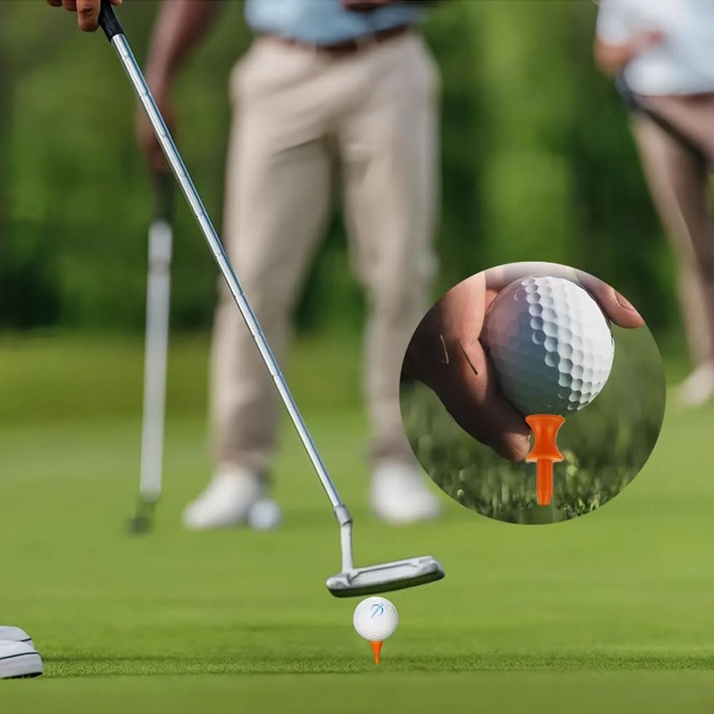 shaohui 70 Pcs Golf Tees, Mixed Sizes Plastic Golf Tees,Practical