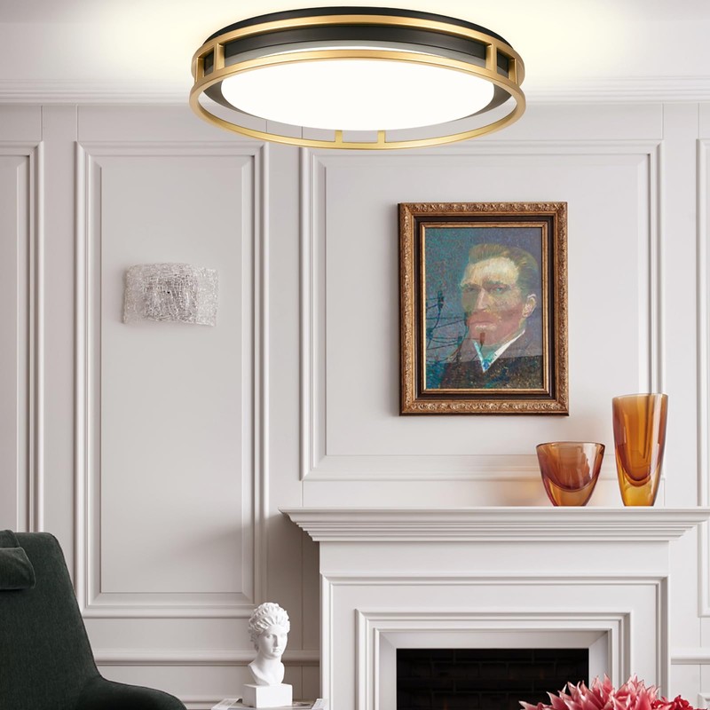 Flynix 13 Inch LED Flush Mount Ceiling Light Fixture, 26W,