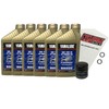 Cyclemax Full Synthetic 10W-40 Oil Change Kit compatible with 2011-2017