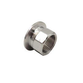 Threaded Adaptor Tri-Clamp 1.5" x 1" BSPT IG, Stainless Steel AISI304/1.4301 (1 x TC50.5 mm)