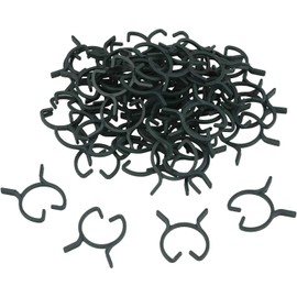Hapyearn Pack of 100 Plant Clips, Plant Clips, Tomato Clips, Trellis Aid, Tomato Clips, Plant Holder, Flower Clips Attachment, Plant Rings for Fixing Climbing Plants, L