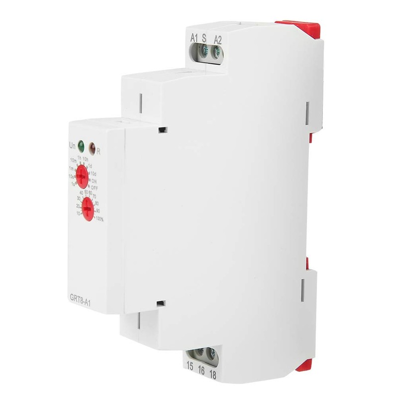 Oumefar Mini Power On Delay Relay AC/DC 12V~240V GRT8-A1 Time