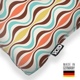 VOID Retro Graphic Pattern 60s 70s Cushion Cover Sofa Cushion Decorative Outdoor Cushion Cushion Size: 40 x 40 cm