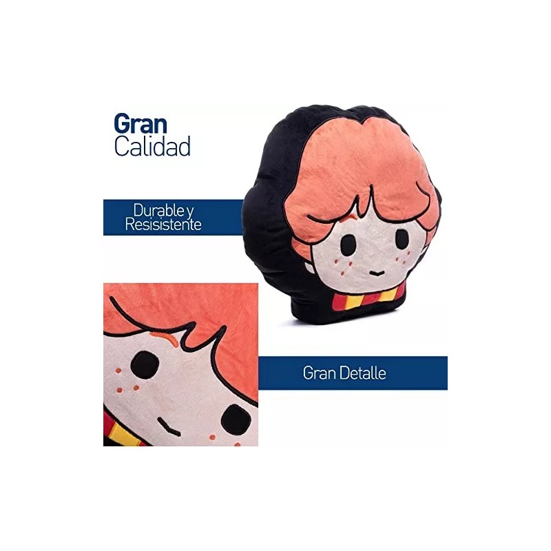 Bluelander Cojín De Peluche Ron Weasley Suave Decorativo De Colección