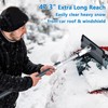 Eakertte 47.3" Ice Scrapers for Car Windshield, Extendable Snow Brush