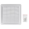Vent Systems 10" x 10" (Outer Size) Inch White Plastic