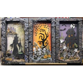 Dusty Attic Chipboard 3x8 - Cauldrons, DA3113