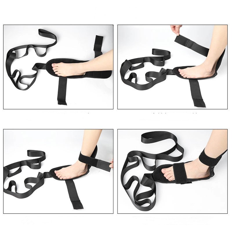 Unbranded Yoga Stretching Trainer Stroke Correction Belt Foot Stretcher Ankle