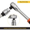 Utoolmart 1/2-Inch Drive 19mm 6-Point Shallow Socket, Metric, Cr-V Chrome-vanadium