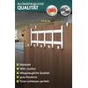 4smile Door Coat Rack for Hanging Inside - White Door
