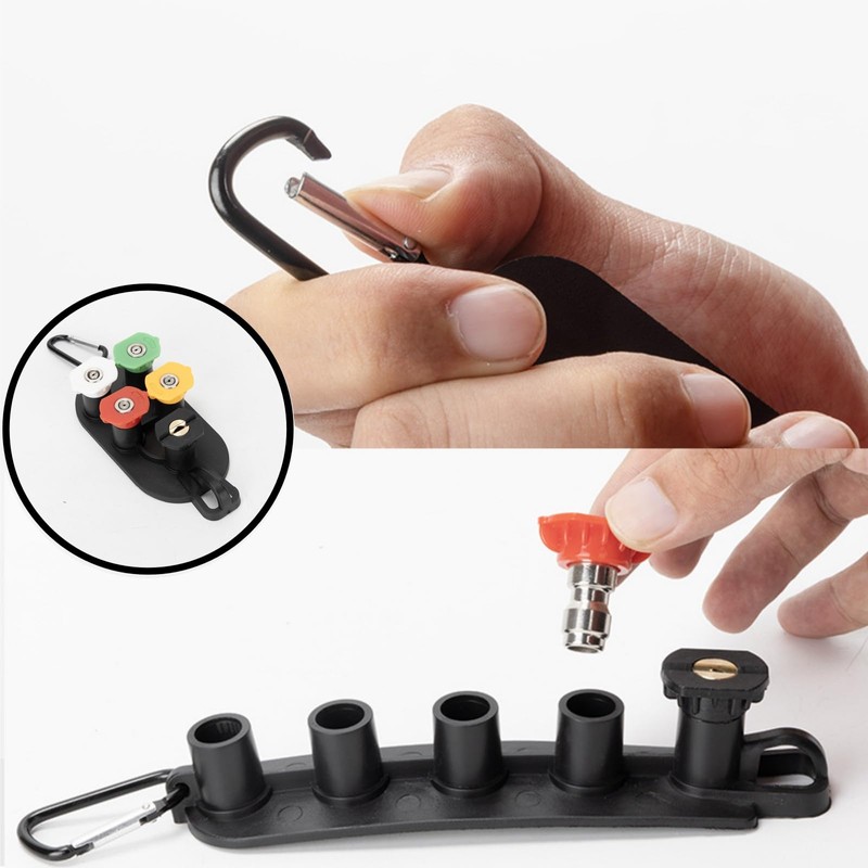 3Pcs Pressure Washer Nozzle Holder Compact Nozzle Tip Holder Spray