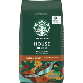 Starbucks House Blend Coffee, Whole Bean, 12-Ounce Bags (Pack of 3)