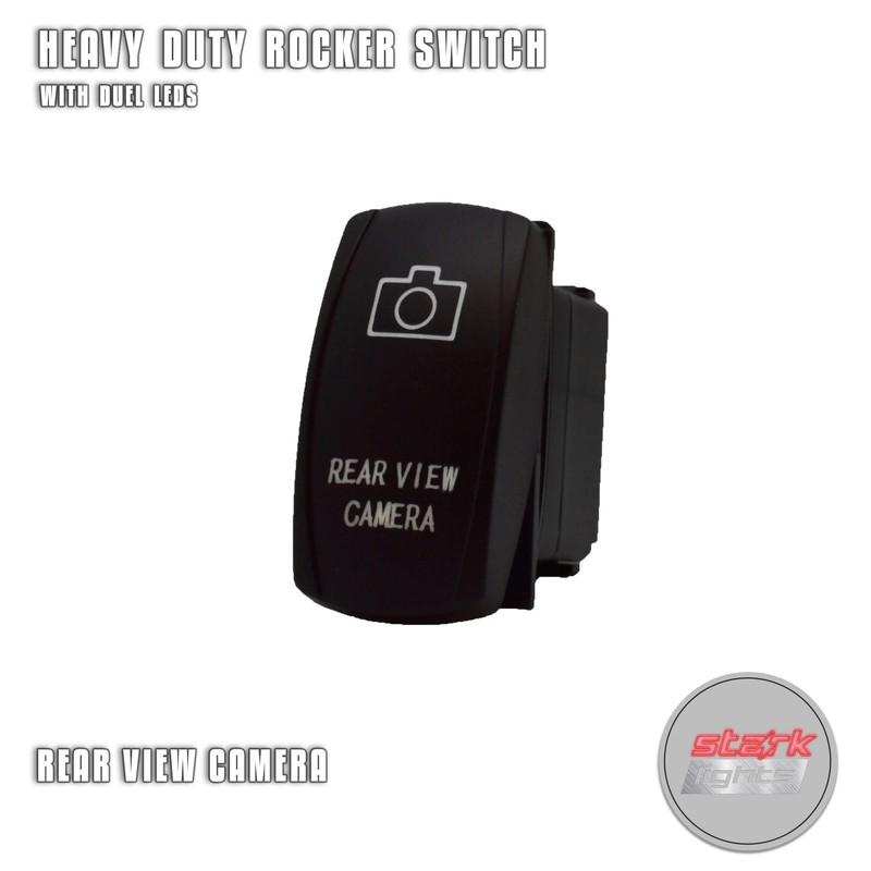 REAR VIEW CAMERA - White - STARK 5-PIN Laser Etched