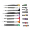 8 Pcs Watch Screwdriver Set 0.6 To 2mm Precise Slot