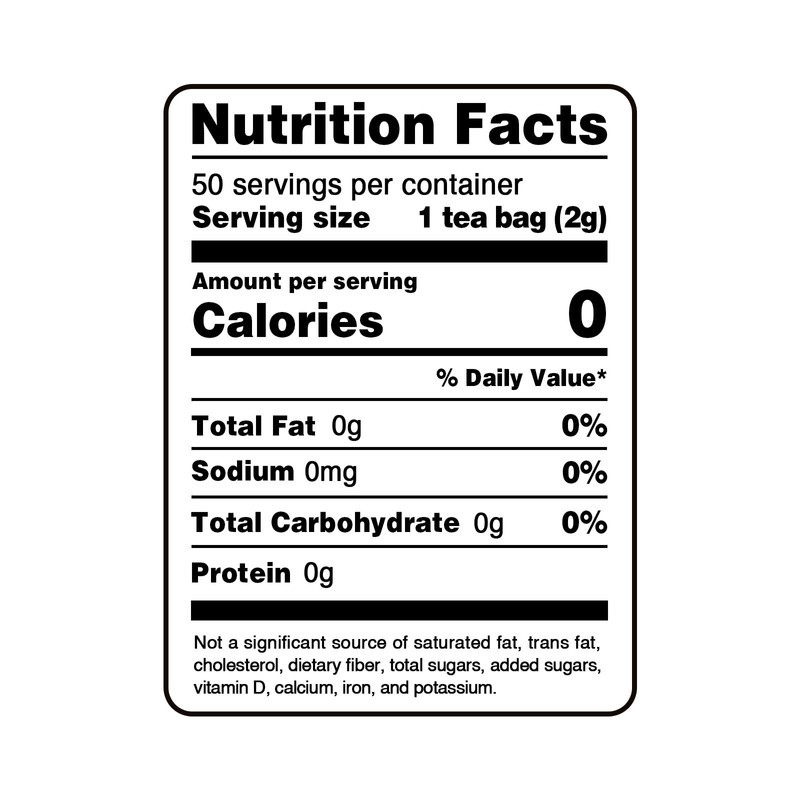 FullChea - Ginger Tea Bags, 2g*50 Teabags - Premium Ginger