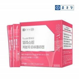 Elastin Hyaluronic Acid Collagen Stick Fish Collagen Powder / Pomegranate Flavor Collagen / 60 Packets / 엘라스틴 히알루론산 콜라겐 스틱 피쉬콜라겐 분말/석류 맛 콜라갠/60포
