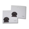 Labradoodle Sticky Notes Post Notes to Do Notepad Black -