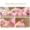 Thirty Sheets of Nails Fixed Glue, Waterproof Nail Glue, Double